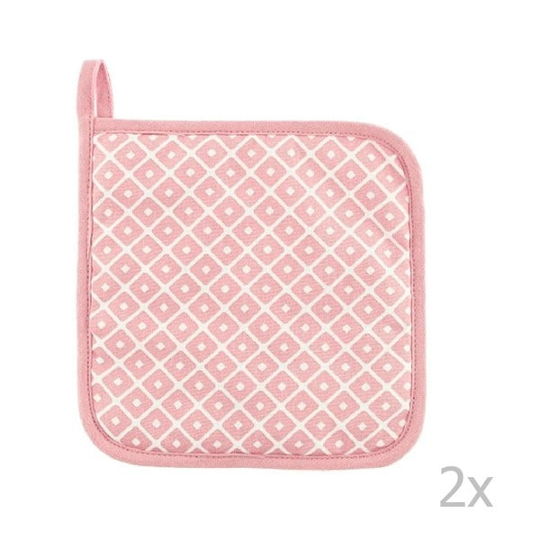 Pamut edényfogó szett 2 db-os Geo – Tiseco Home Studio-image-1