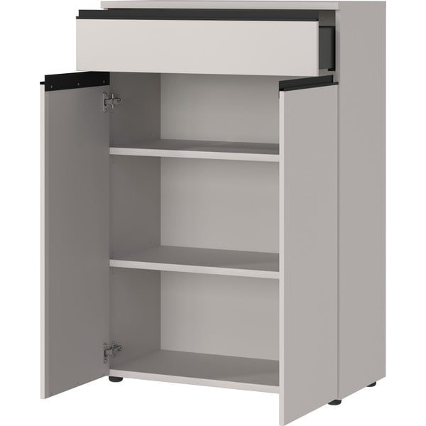 Krémszínű szekrény 81x120 cm Bedano – Germania-image-3