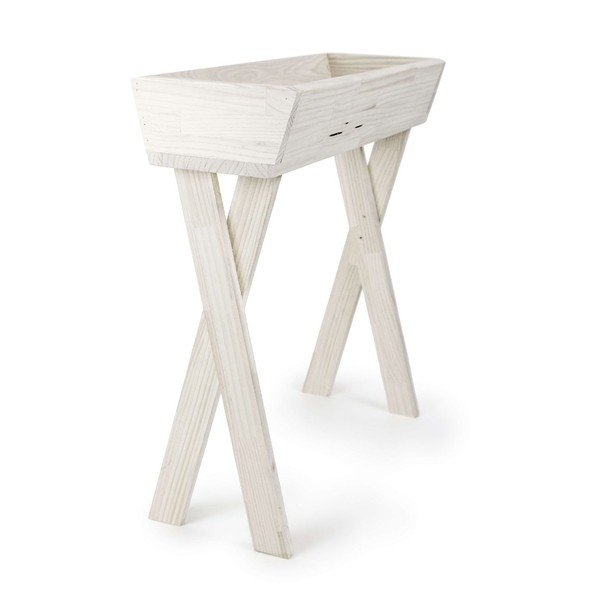 Planter Blanco borovi fenyőfa virágállvány - Surdic-image-1