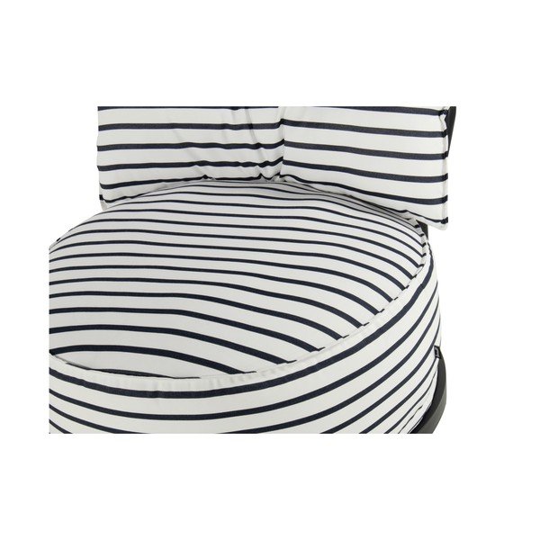 Fehér-kék párnázott kerti fotel Emma – Hartman-image-3