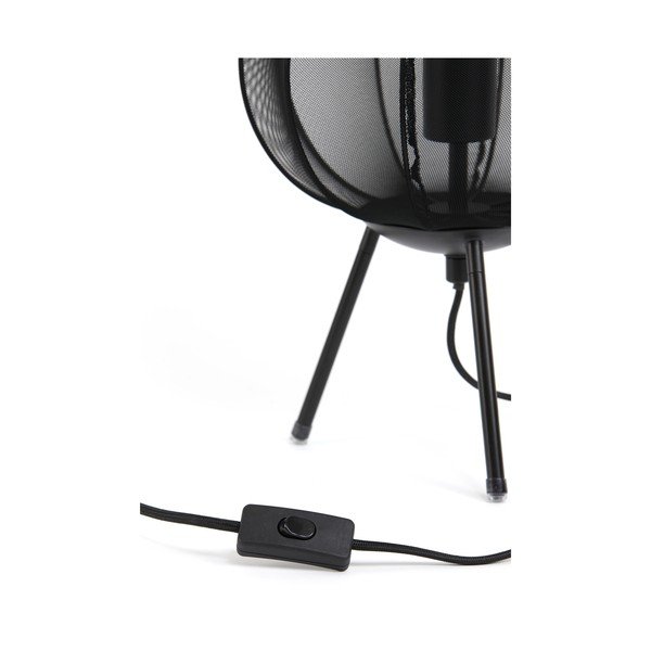 Fekete asztali lámpa (magasság 45 cm) Plumeria – Light & Living-image-4