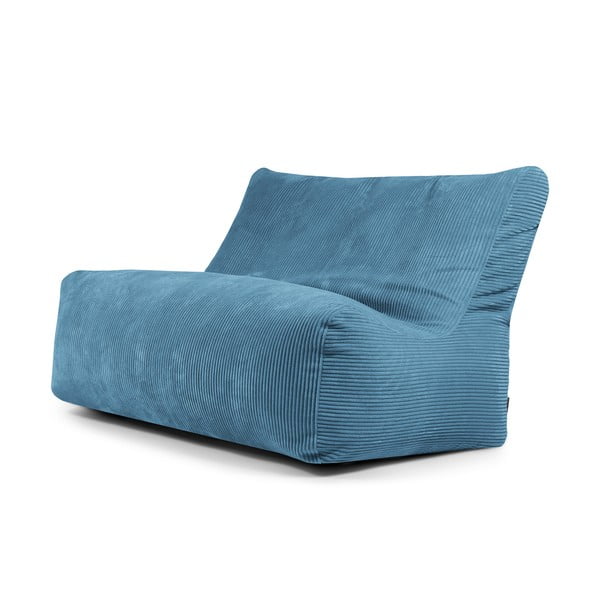 Kék kordbársony babzsákfotel Sofa Seat Lounge – SLOWDOWN
