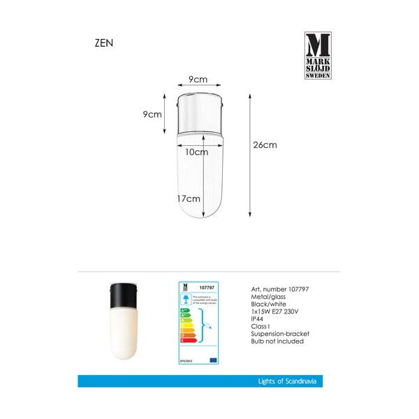 Zen Ceiling Black fekete mennyezeti lámpa - Markslöjd-image-2