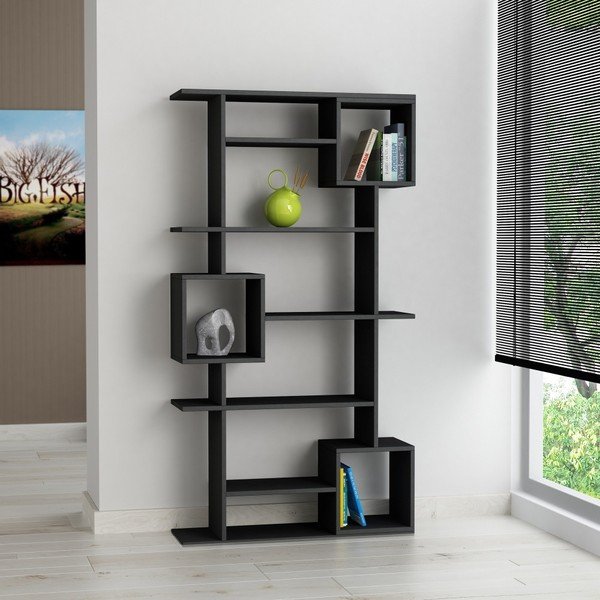 Soto Anthracite antracitszürke könyvespolc-image-1