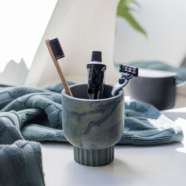 Zöld kő fogkefetartó pohár Attitude – Mette Ditmer Denmark-image-2