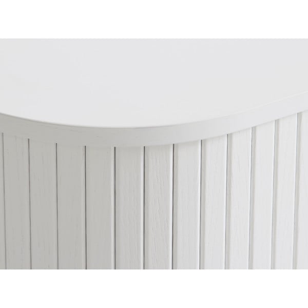 Fehér szekrény tolóajtóval 100x118x40 cm Nola – Unique Furniture-image-4