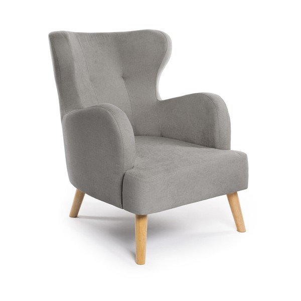 Világosszürke füles fotel Noemye – Bonami Selection