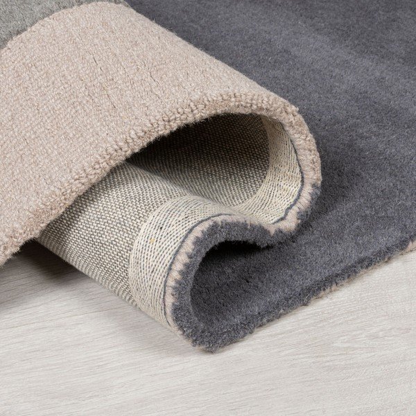 Glow szürke gyapjú szőnyeg, 120 x 170 cm - Flair Rugs-image-3