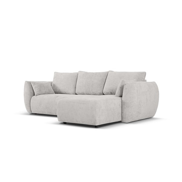 Világosszürke sarokkanapé (jobb oldali) Matera – Cosmopolitan Design-image-3