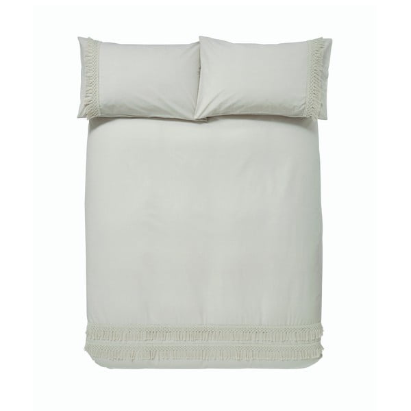 Izmir szürke-bézs pamut ágyneműhuzat, 200 x 200 cm - Pineapple Elephant -image-2