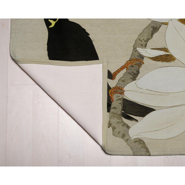Bird zöld-bézs futószőnyeg, 55 x 135 cm - Velvet Atelier-image-2