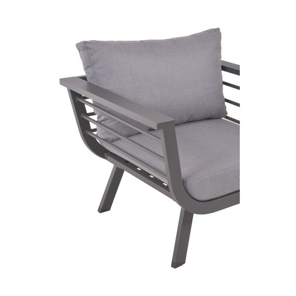 Elia 4 db-os kerti bútorszett alumínium szerkezetű asztallal - Garden Pleasure-image-2