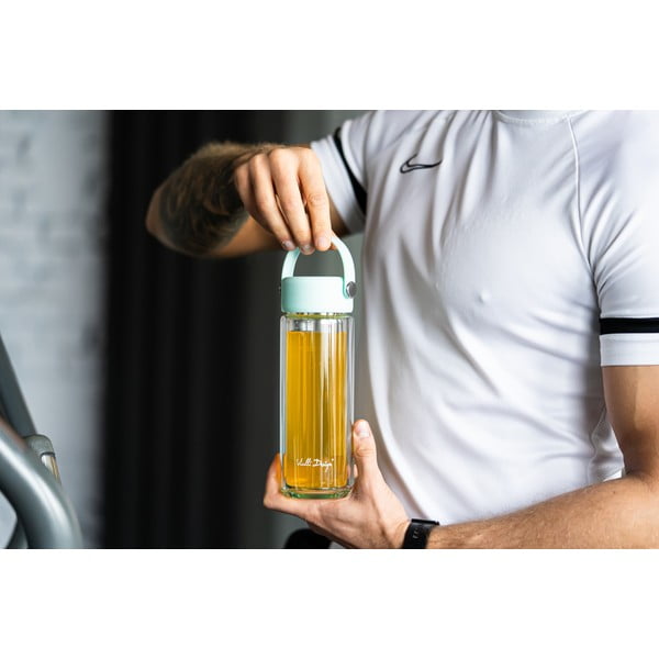 Mentazöld üveg ivópalack 350 ml Fuori – Vialli Design-image-4