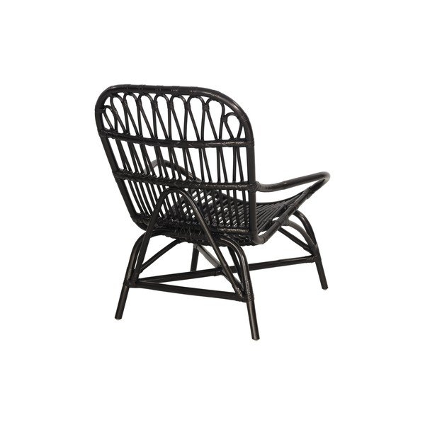 Sara fekete rattan kerti fotel - Bonami Essentials-image-3