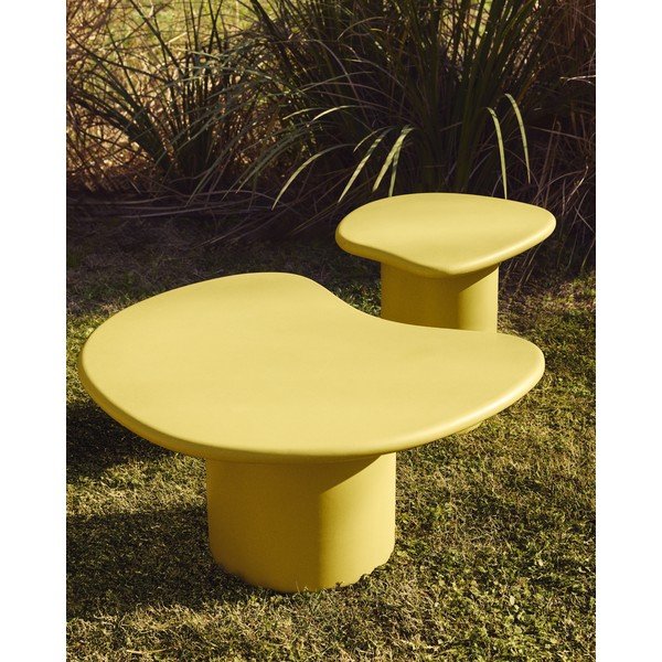 Beton kerti kisasztal 47x48 cm Macarella – Kave Home-image-3