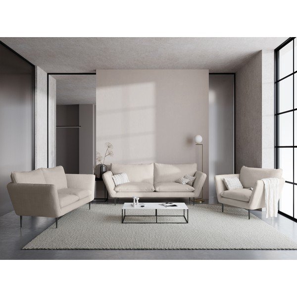 Verveine bézs kanapé, szélesség 175 cm - Mazzini Sofas-image-1