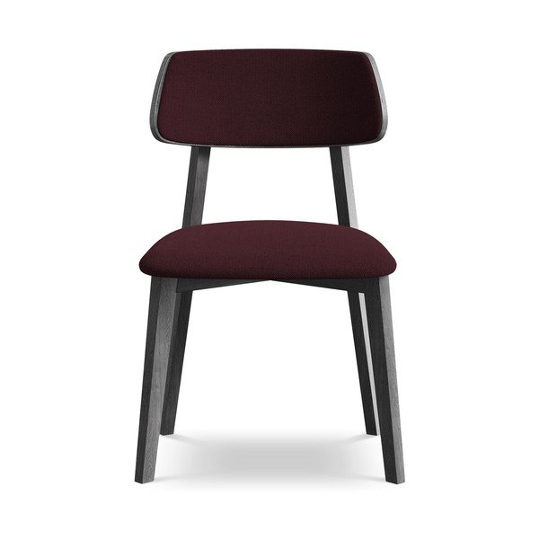 Borvörös tömörfa étkezőszék Niu – Makamii-image-1