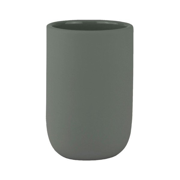 Zöld kerámia fogkefetartó pohár Lotus – Mette Ditmer Denmark