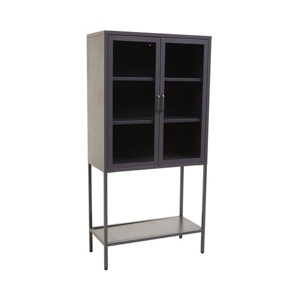 Szürke acél tálalószekrény 75x150x35 cm Acier – Premier Housewares
