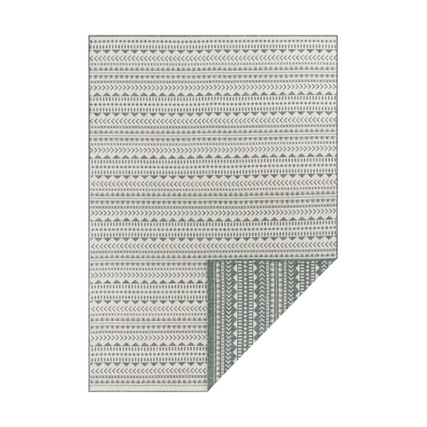 Kahira zöld-fehér kültéri szőnyeg, 120x170 cm - Ragami