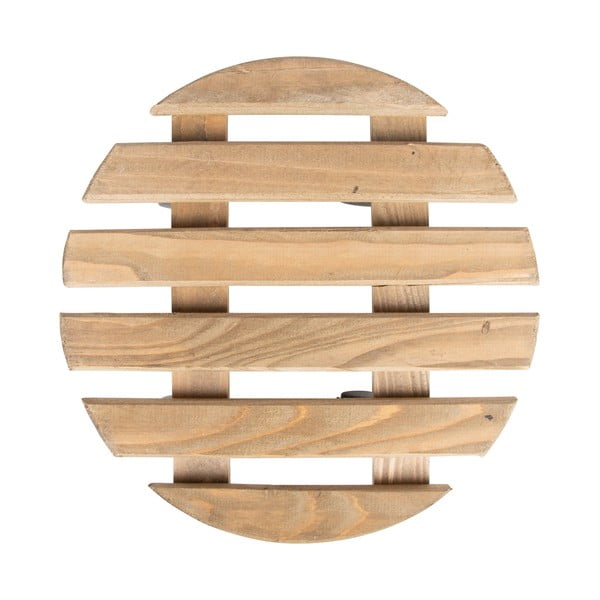 Fa gurulós virágállvány ø 29 cm (magasság 8 cm) Indoor & Outdoor – Esschert Design-image-3