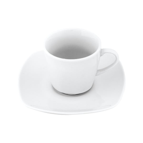 Bianco 6 db-os porcelán csésze és csészealj szett - Villa Altachiara
