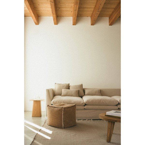 Okkersárga babzsákfotel Handloom – Lorena Canals-image-1