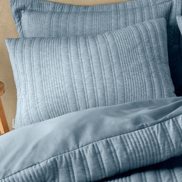 Kék kétszemélyes ágyneműhuzat 200x200 cm Tamba Stripe – Pineapple Elephant-image-1