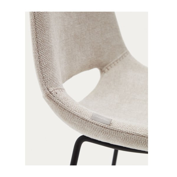 Bézs bárszék (ülésmagasság 76 cm) Zahara – Kave Home-image-4