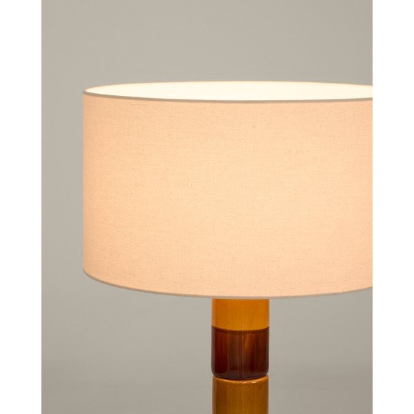 Állólámpa textil búrával (magasság 146 cm) Mavran – Kave Home-image-3