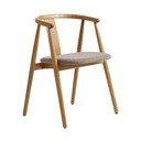 Bézs-natúr színű étkezőszék Relate – Unique Furniture