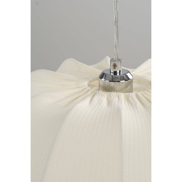 Krémszínű textil függőlámpa ø 42 cm Pion – Jotex-image-4