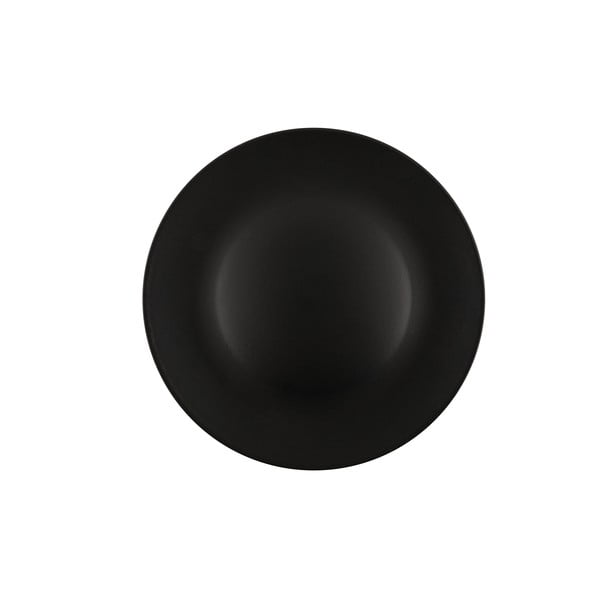 Matt fekete kerámia tányér készlet 6 db-os ø 25 cm – Hermia-image-2