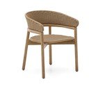 Natúr színű tömörfa kerti szék Arinella – Kave Home