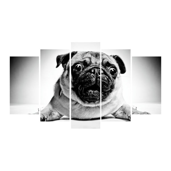 Doggie többrészes kép, 102 x 60 cm - 3D Art