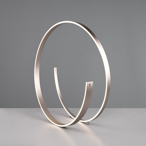 Szürke LED állólámpa hangvezérléssel-mobil alkalmazás vezérléssel, fém búrával (magasság 75 cm) Cinardi – CINQUE-image-4