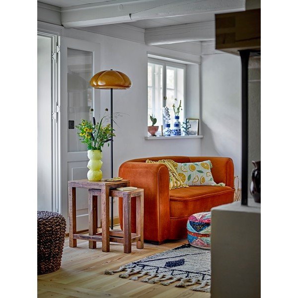 Sárga üveg váza (magasság 27 cm) Limone – Bloomingville-image-1