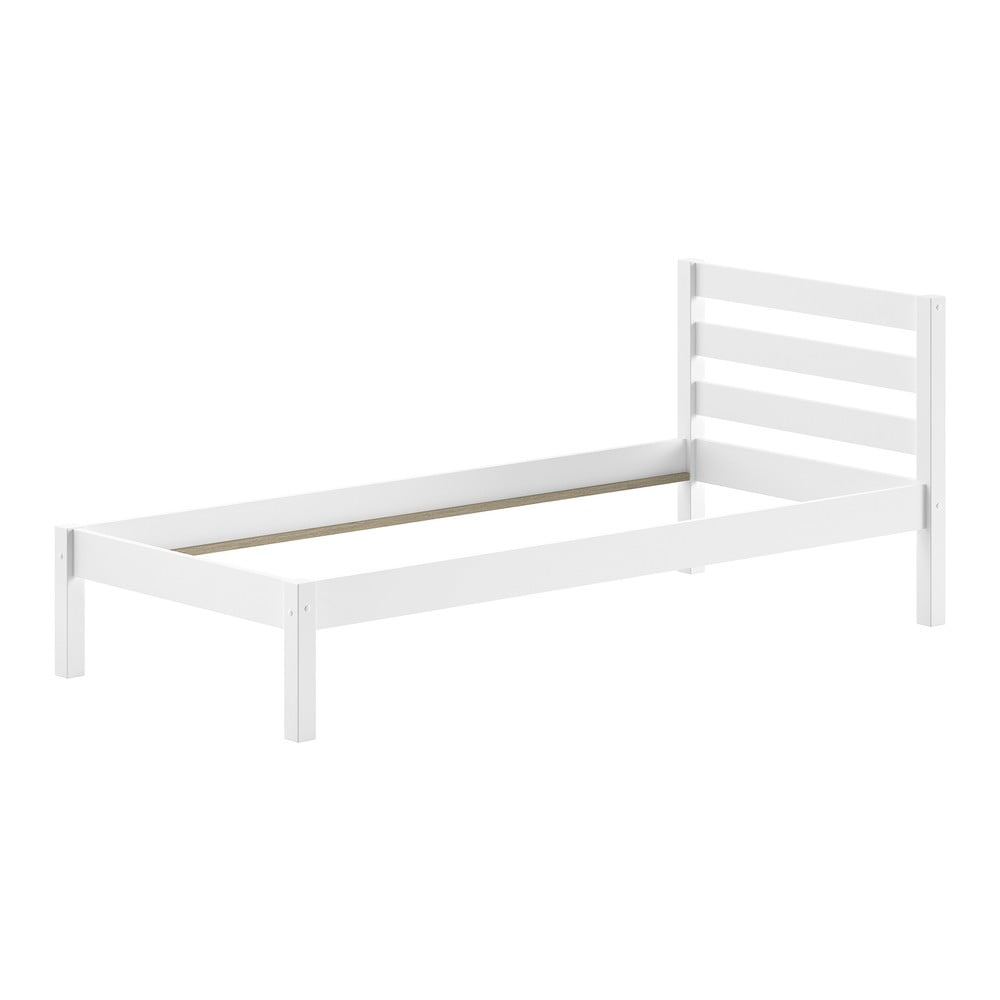 Fehér borovi fenyő gyerekágy ágyrács nélkül 90x200 cm Pino  Vipack