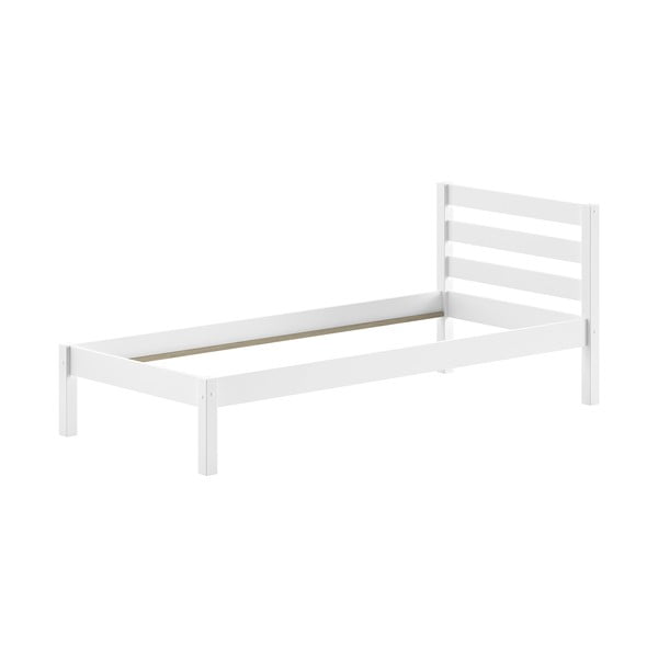 Fehér borovi fenyő gyerekágy ágyrács nélkül 90x200 cm Pino – Vipack