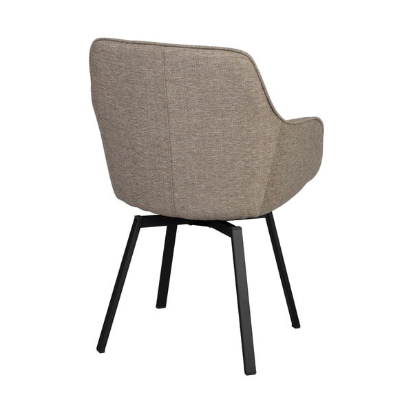 Bézs kárpitozott étkezőfotel szett 2 db-os Alison – Rowico-image-4