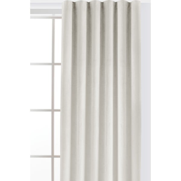 Krémszínű bársony dimout (részleges sötétítő) függöny 200x270 cm Velto – Filumi-image-2