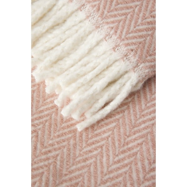 Skyline rózsaszín pléd, 140 x 180 cm - Euromant-image-2