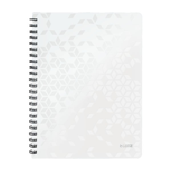 Fehér vonalas jegyzetfüzet, A4, 80 lap - Leitz