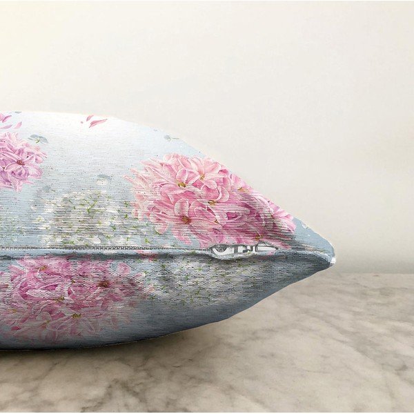 Peony kék pamut keverék párnahuzat, 55 x 55 cm - Minimalist Cushion Covers-image-1