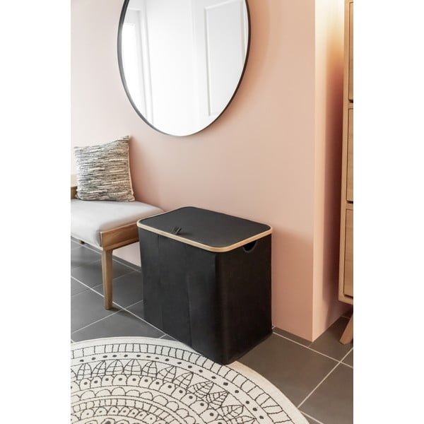 Textil szennyeskosár 105 l Trio Ecori – Wenko-image-1