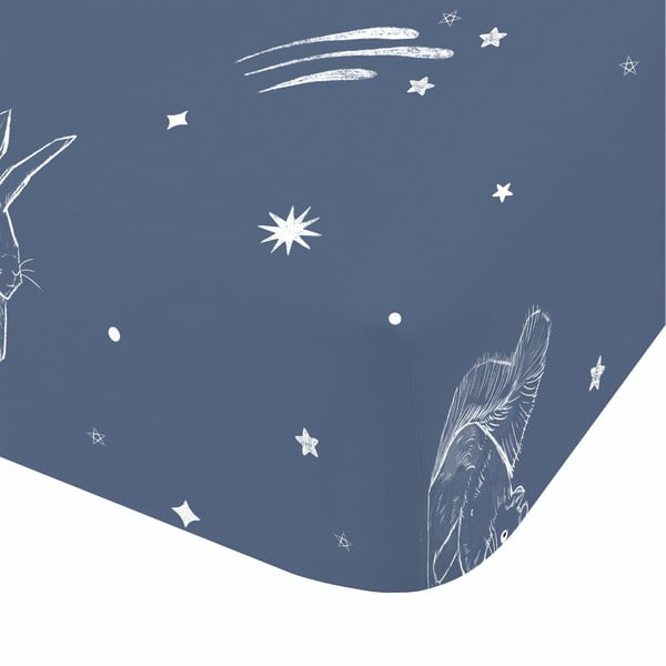 Gumis flanel gyerek lepedő 70x140 cm Starlight Animals – Bianca