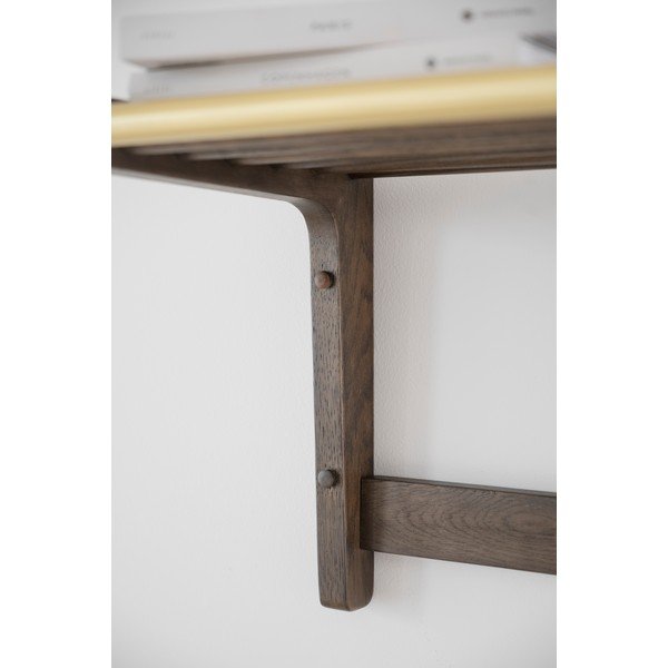 Sötétbarna tölgyfa fali fogas Inverness - Rowico-image-4