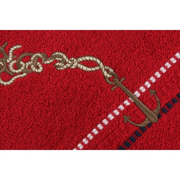 Red Cipa 2 db-os marina kéztörlő szett, 50x90 cm-image-1