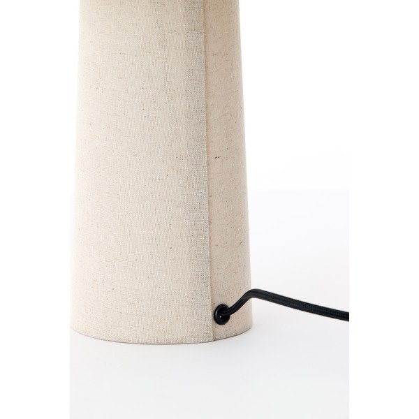 Fehér asztali lámpa textil búrával (magasság 50 cm) Musaby – Light & Living-image-2