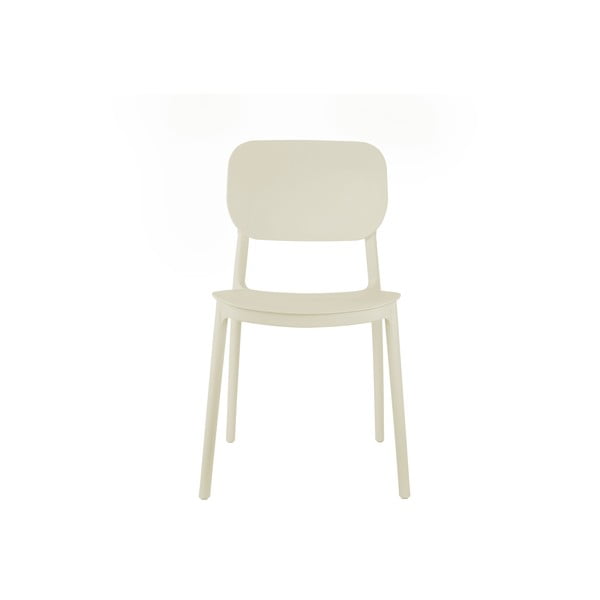 Krémszínű műanyag étkezőszék Cheer – Leitmotiv-image-1
